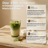 Matcha Latte mit Auszügen aus Kundenbewertungen